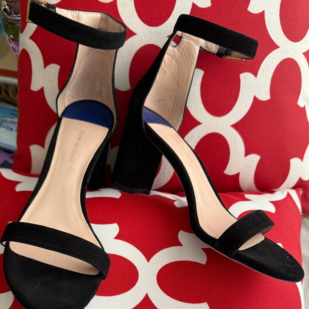 Stuart Weitzman Black Heels Elegant High Heels